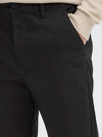 Largi Pantaloni eleganți 'BHNATAN' de la BLEND pe negru
