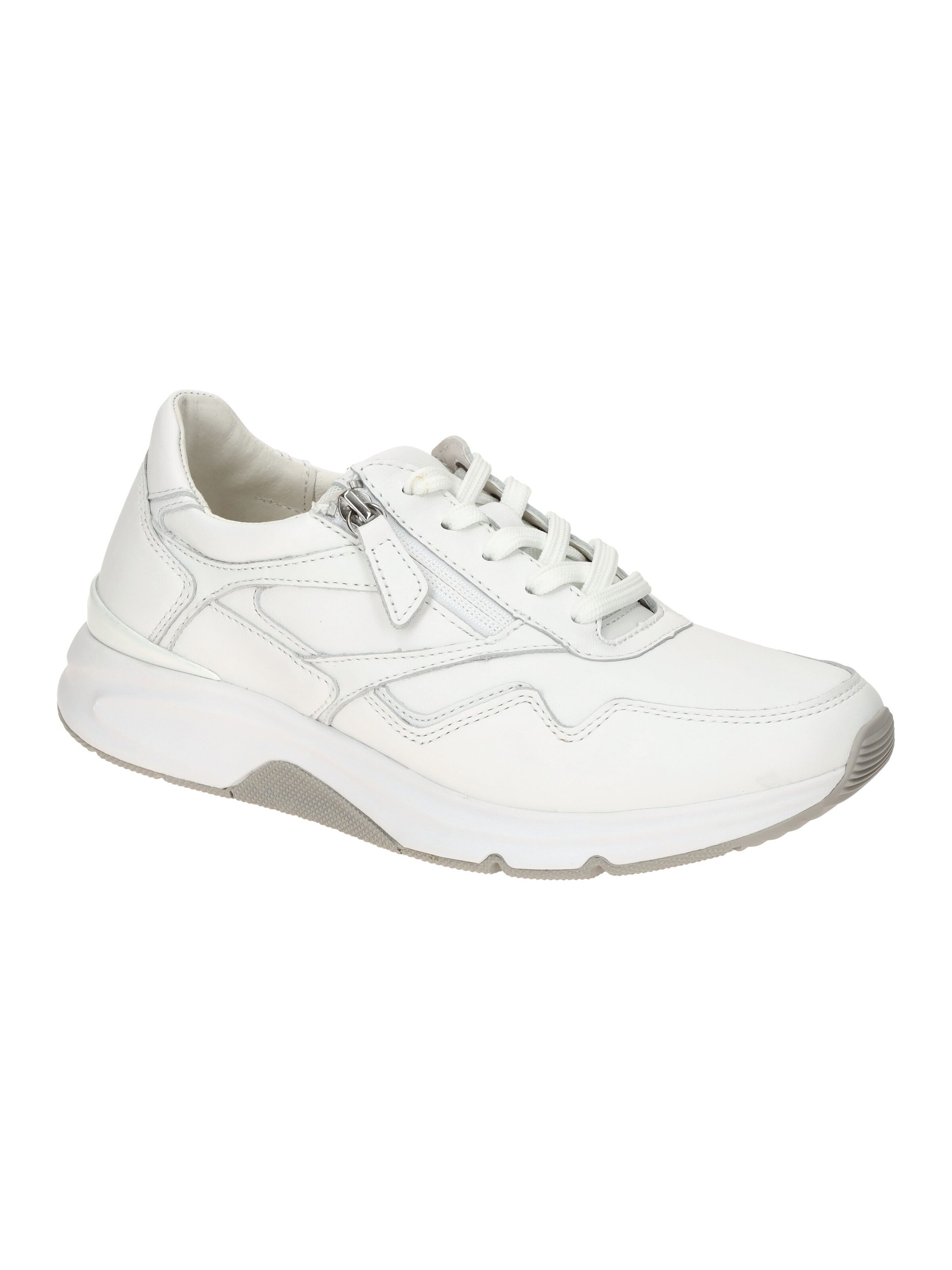 GABOR Lace-Up Shoes in White: front