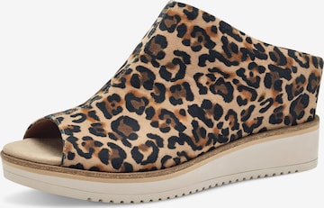 Zoccoletto di Tamaris in marrone: frontale