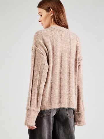 Pullover 'PCRubble' di PIECES in grigio