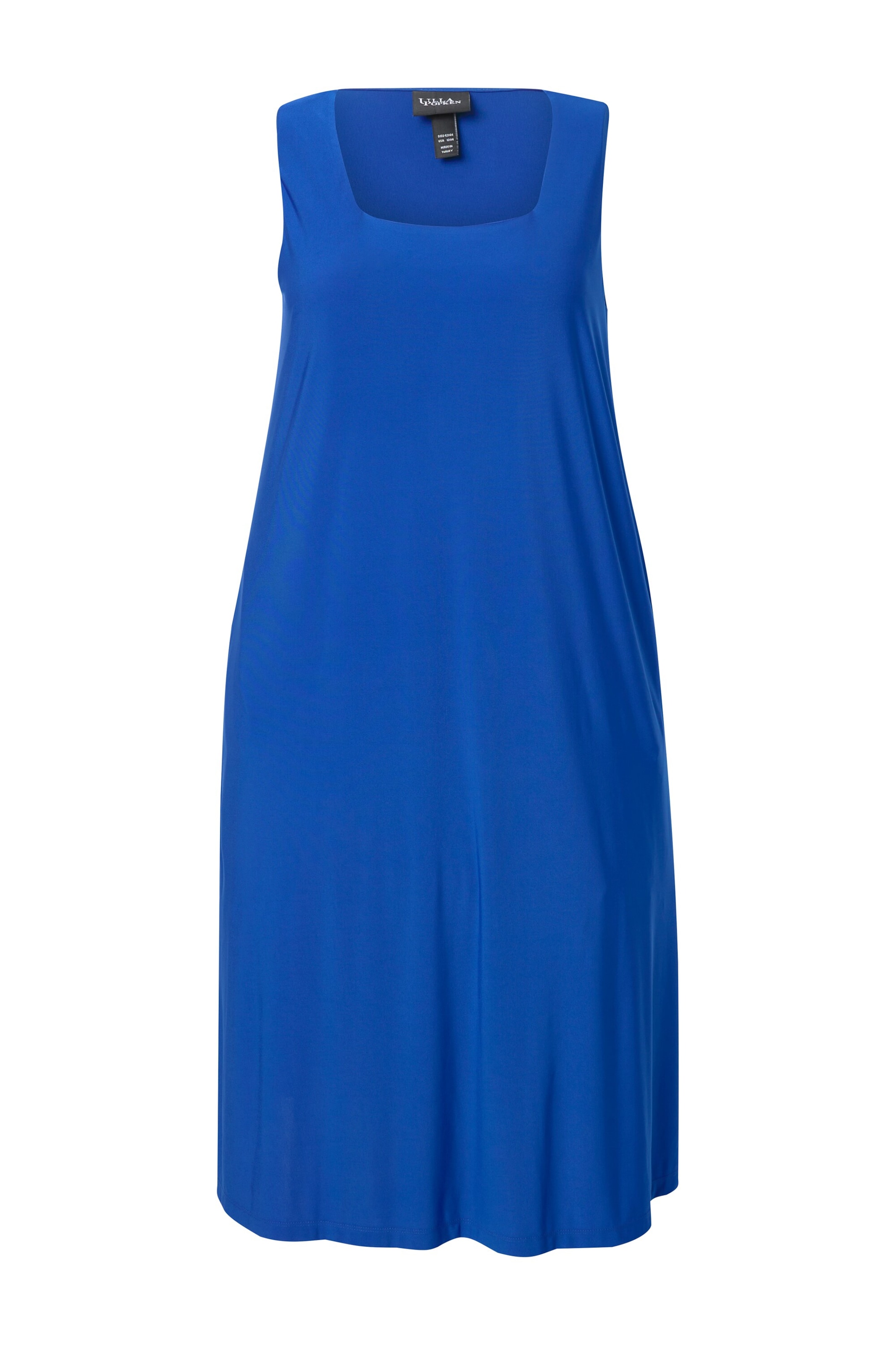 Ulla Popken Kjole i blå: forside