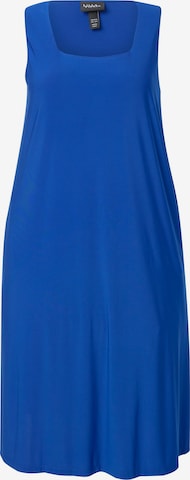 Ulla Popken Šaty – modrá: přední strana