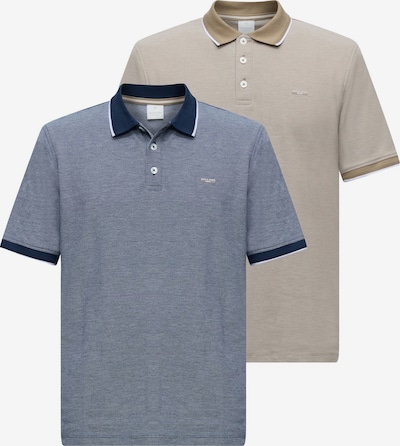 XS dydžio Marškinėliai 'JPRBLUALVES' iš JACK & JONES, spalva – marga smėlio spalva / margai mėlyna, Prekių apžvalga