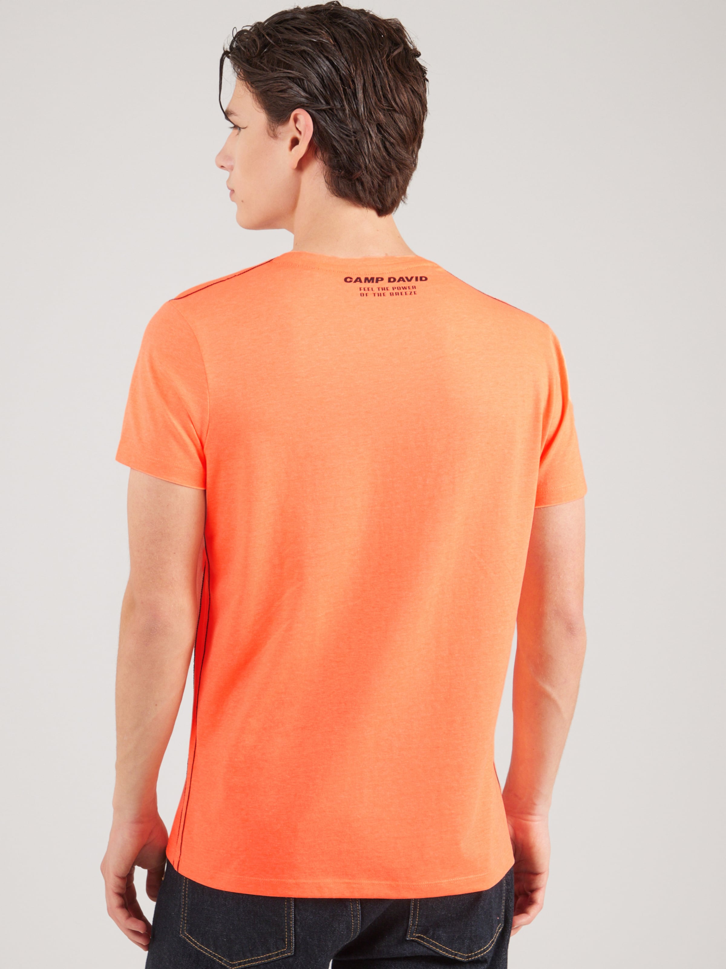CAMP DAVID Shirt in Orange, Dark Orange | ABOUT YOU