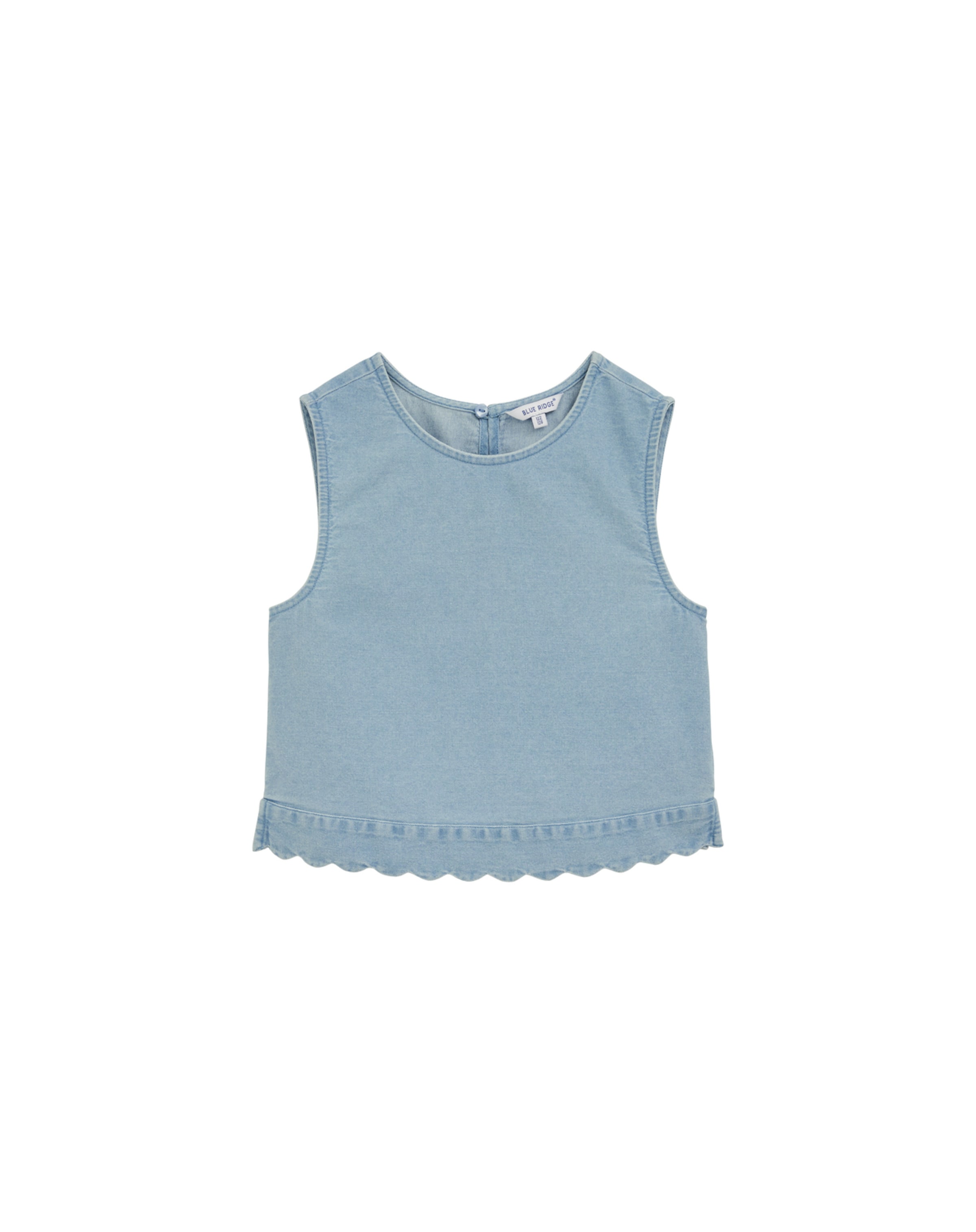 WE Fashion Топ в Синий: спереди