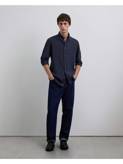 Scalpers Рубашка 'Scdye Check' в Темно-синий / Коричневый, Обзор товара