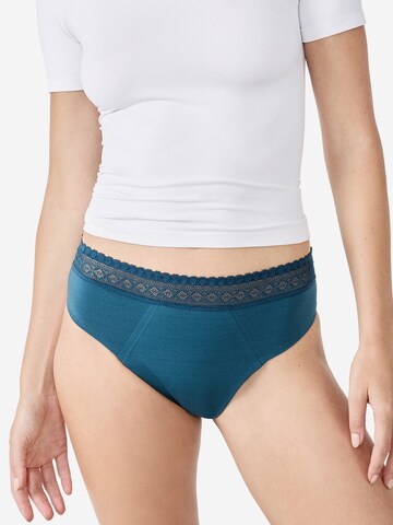 ETAM Periodenunterwäsche 'Celita' in Blau: Vorderseite