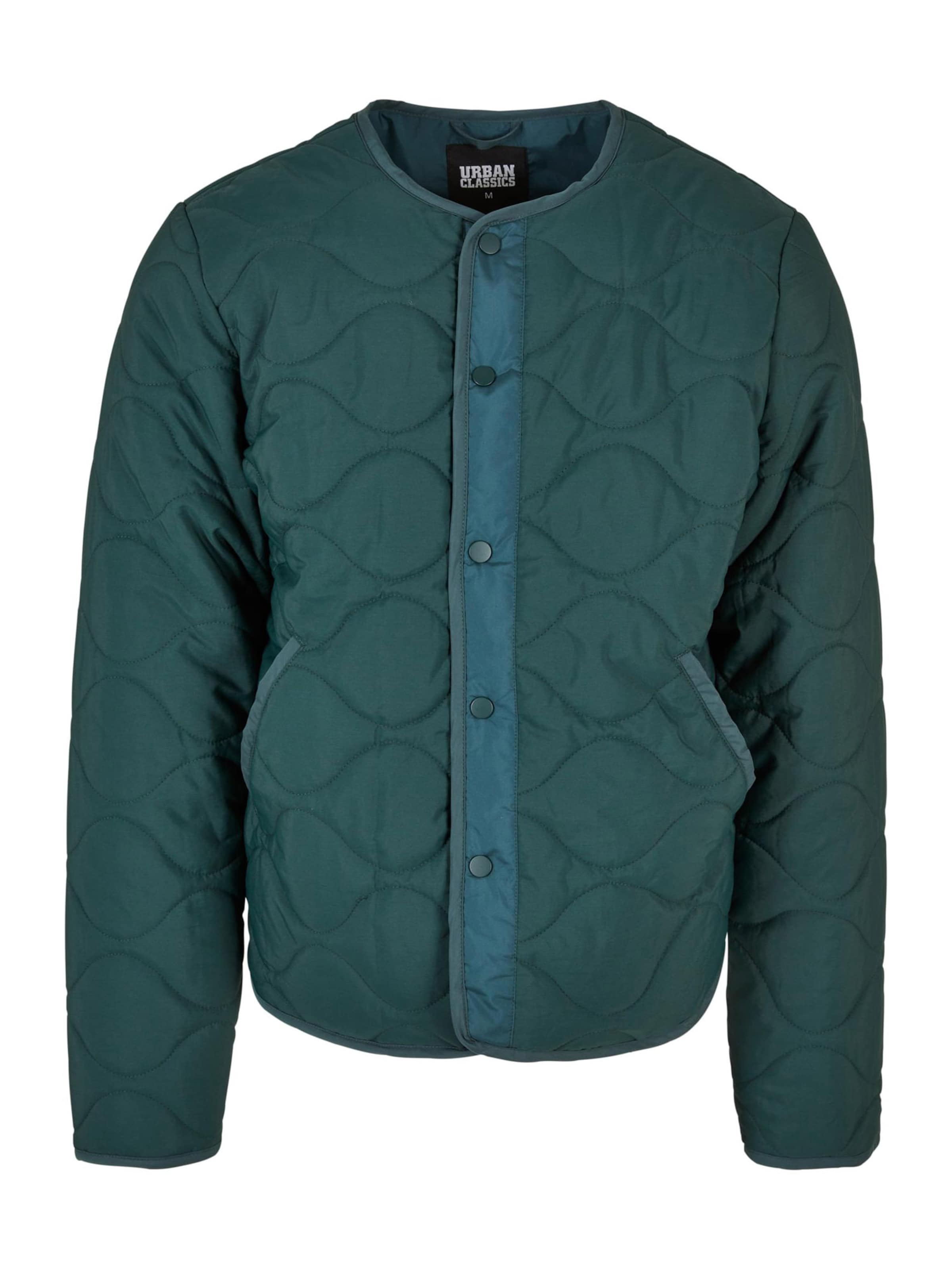 Urban Classics Демисезонная куртка в Зеленый: спереди