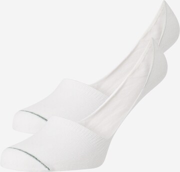 LACOSTE Ankle Socks in White: front