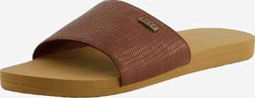 REEF Mules 'Bliss Nights' in Brown: front