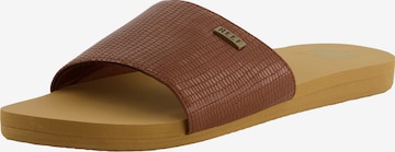 REEF Mules 'Bliss Nights' in Brown: front