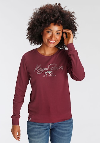 KangaROOS Sweatshirt in Red: front