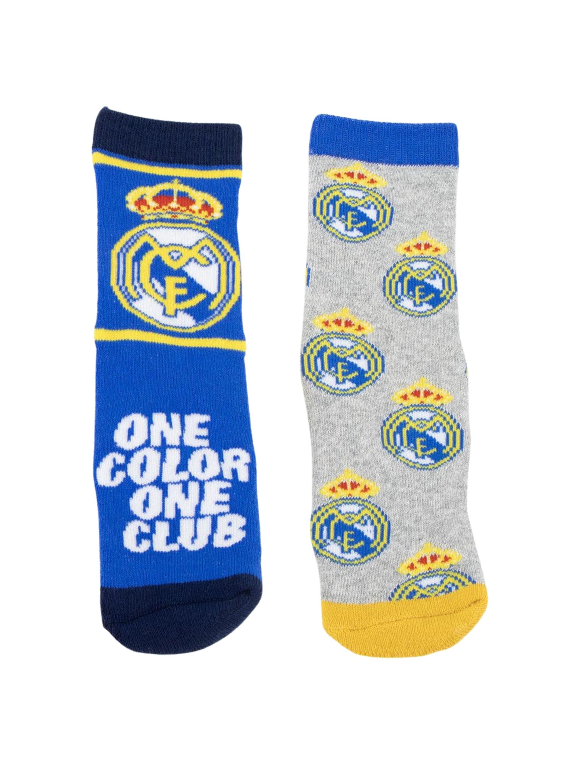 Chaussettes 'Anti-Rutsch-Socken mit Applikationen - Real Madrid' Cerdá en mélange de couleurs