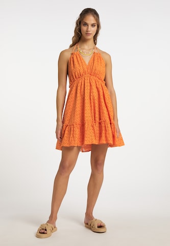 IZIA - Vestido de verão em laranja