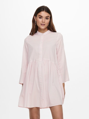 ONLY Shirt Dress 'Ditte' in Pink