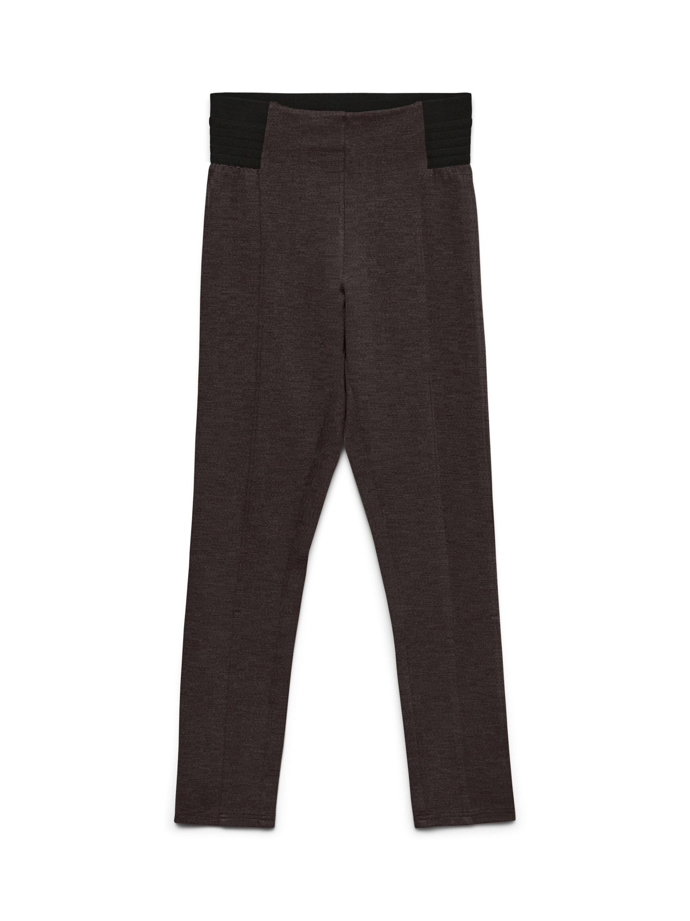 VERO MODA - Leggings en marrón: frente