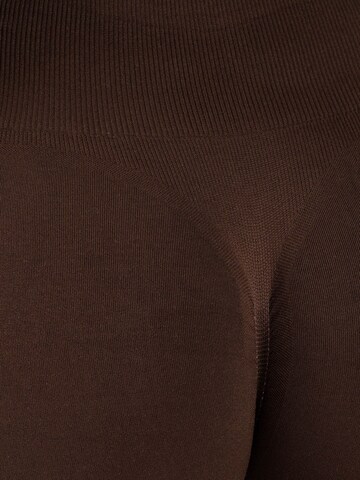 Coupe slim Leggings 'Vonda' Smilodox en marron