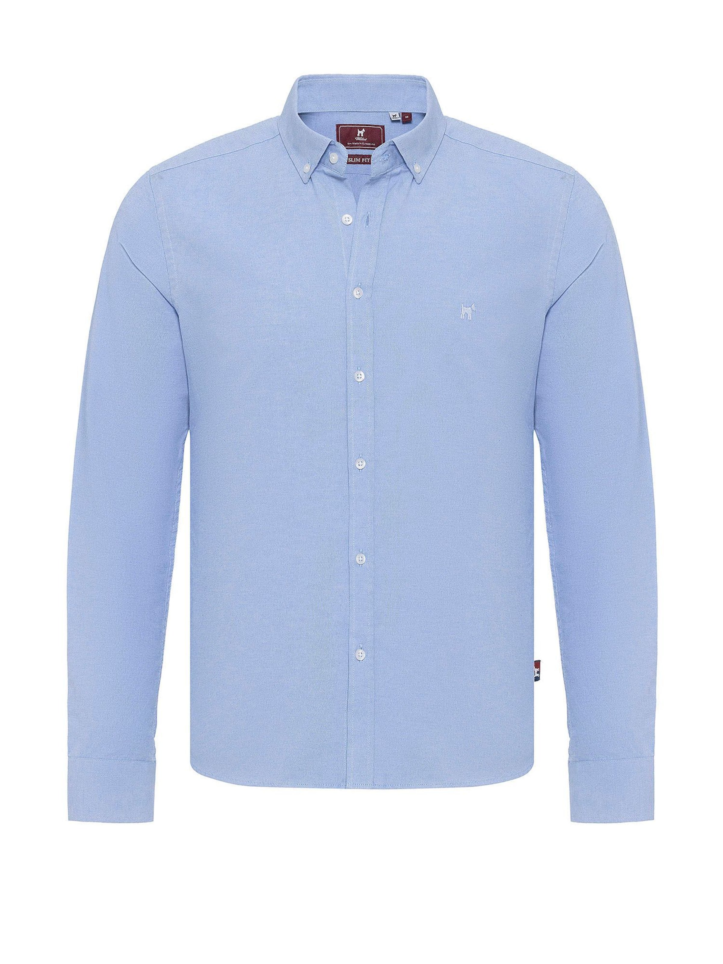 Williot Slim Fit Skjorte i blå: forside