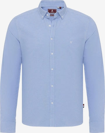 mėlyna Williot Priglundantis modelis Marškiniai: priekis