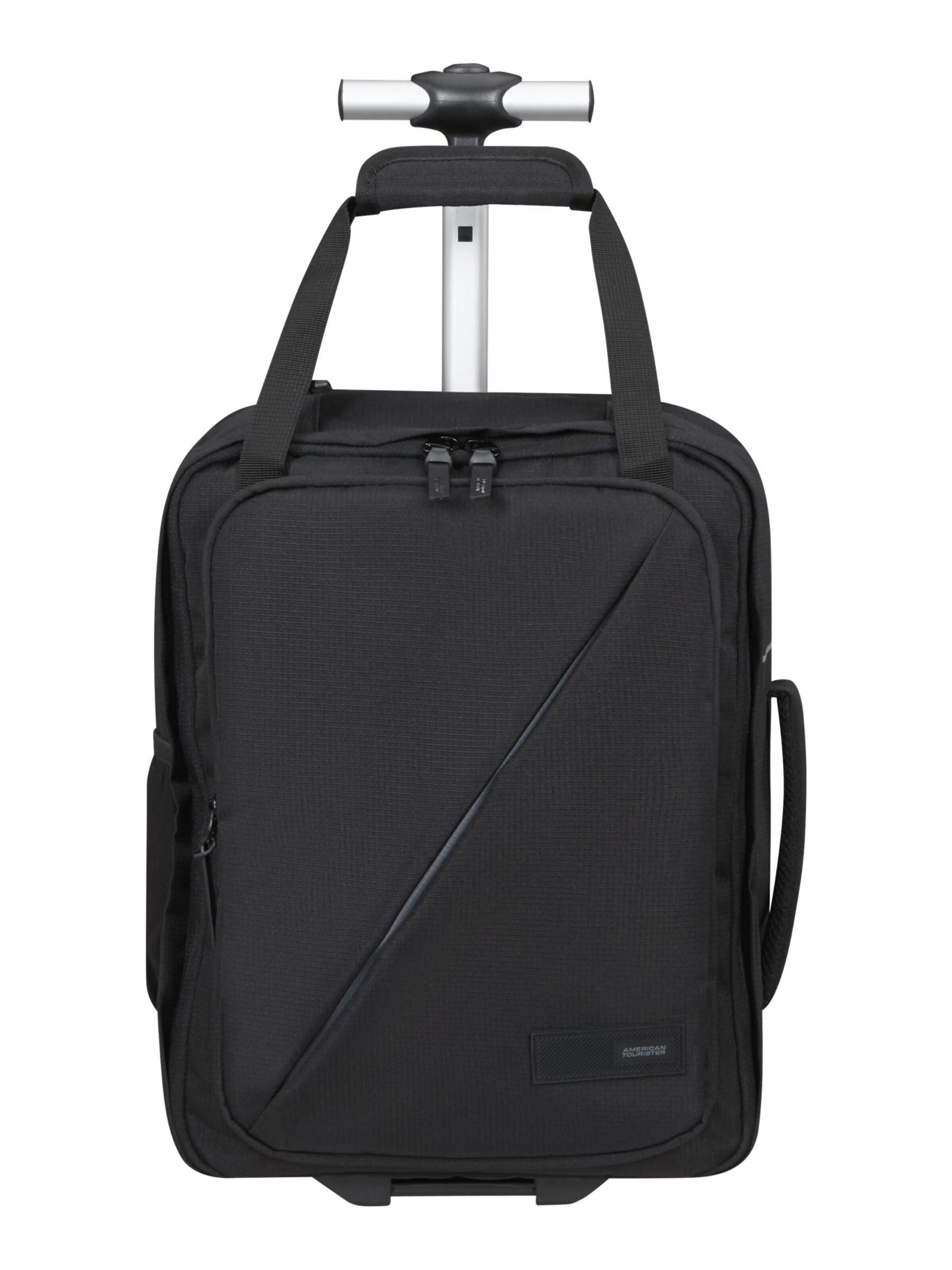 American Tourister Trolley 'AMERICAN TOURISTER TAKE2CABIN BACKPACK Valigie e Trolley' in Black: front