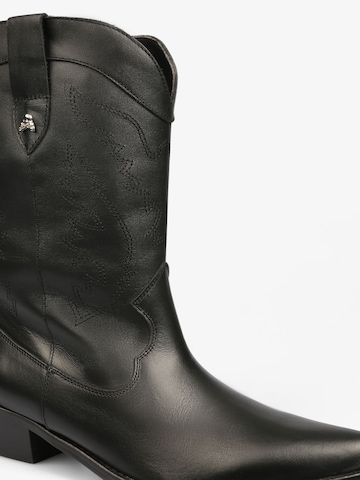 Scalpers Cowboy boot 'Isa' in Black