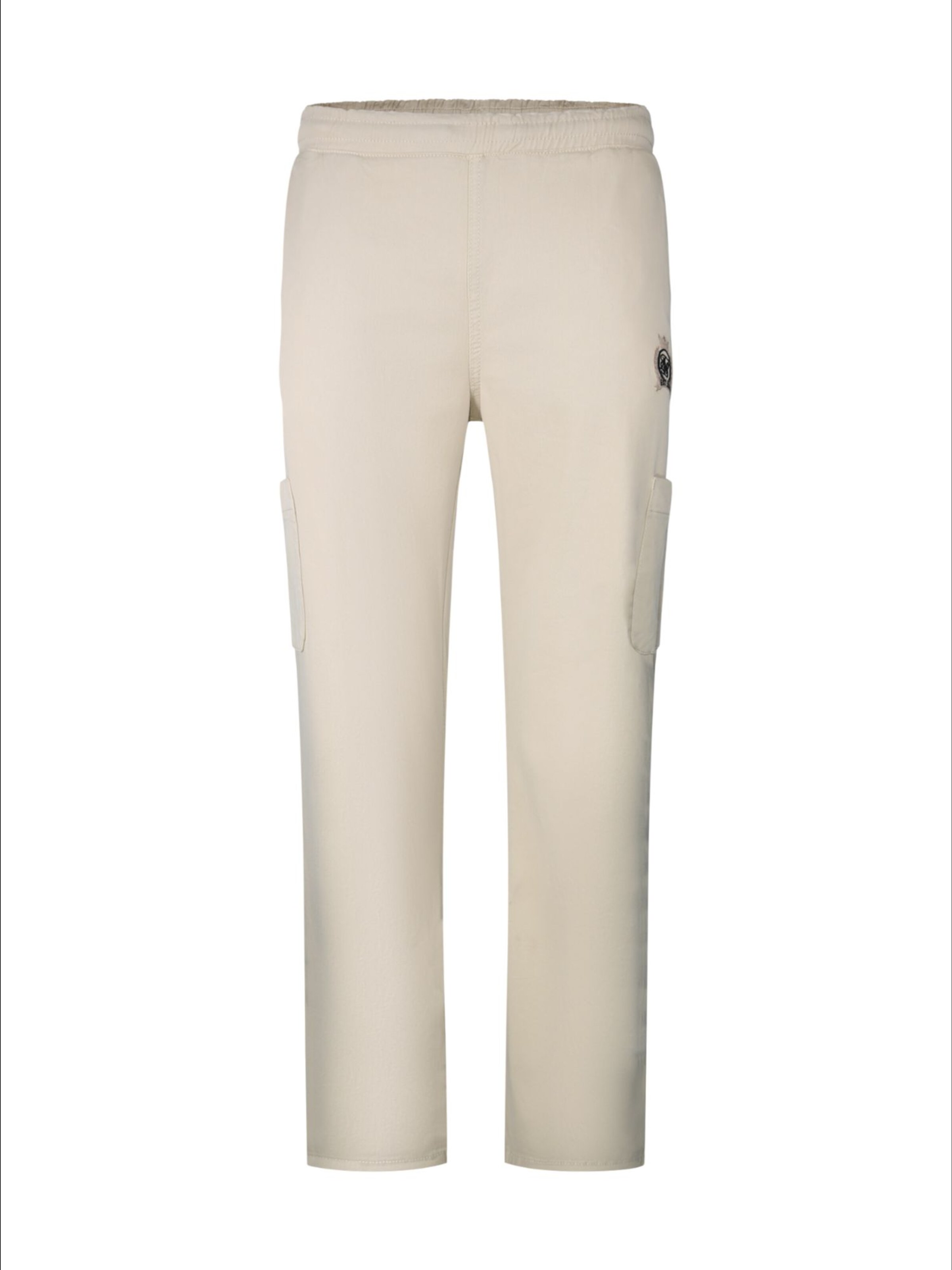 SikSilk Loose fit Pants in Beige: front
