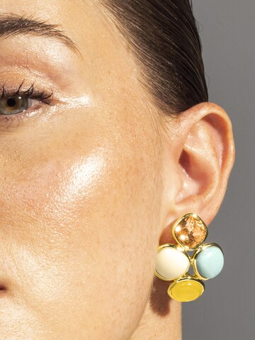 Boucles d'oreilles 'Lezu' Luxenter en mélange de couleurs