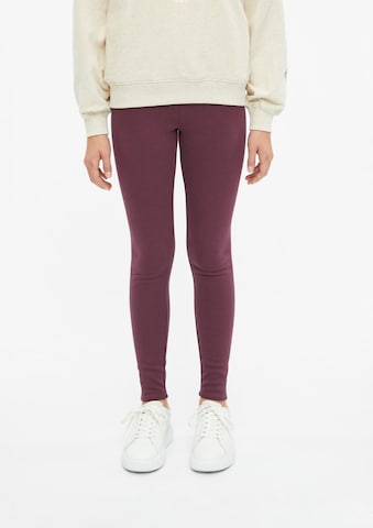 s.Oliver Skinny Leggings in Rot: Vorderseite