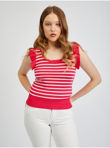 Orsay Knitted Top in Pink: front