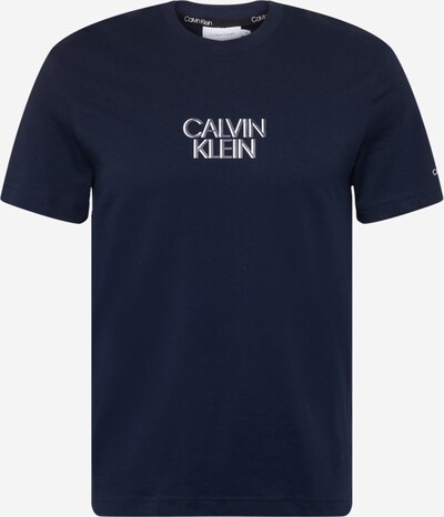 Calvin Klein Majica u mornarsko plava / bijela, Pregled proizvoda