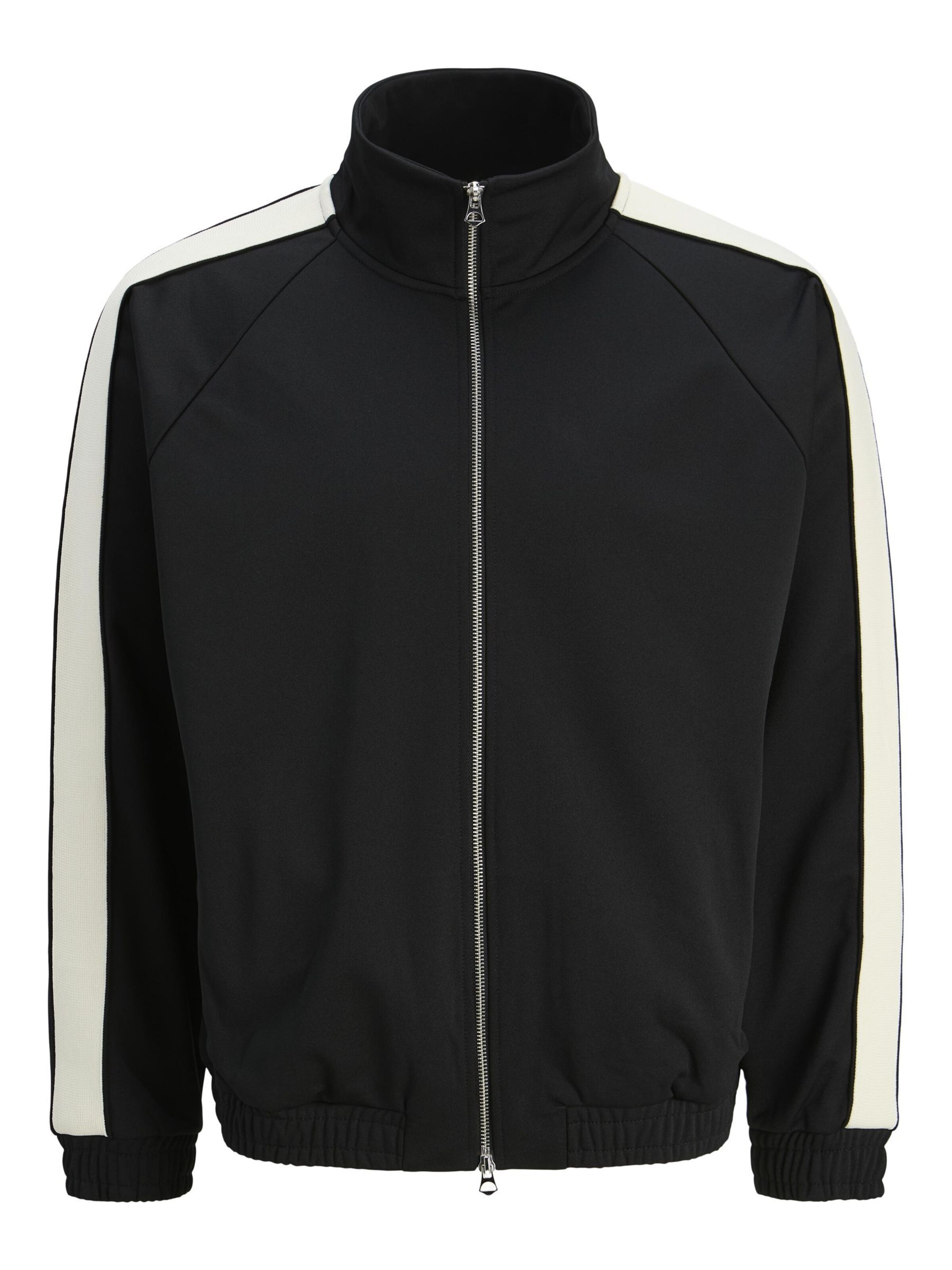 JACK & JONES Sweatjakke i sort: forside