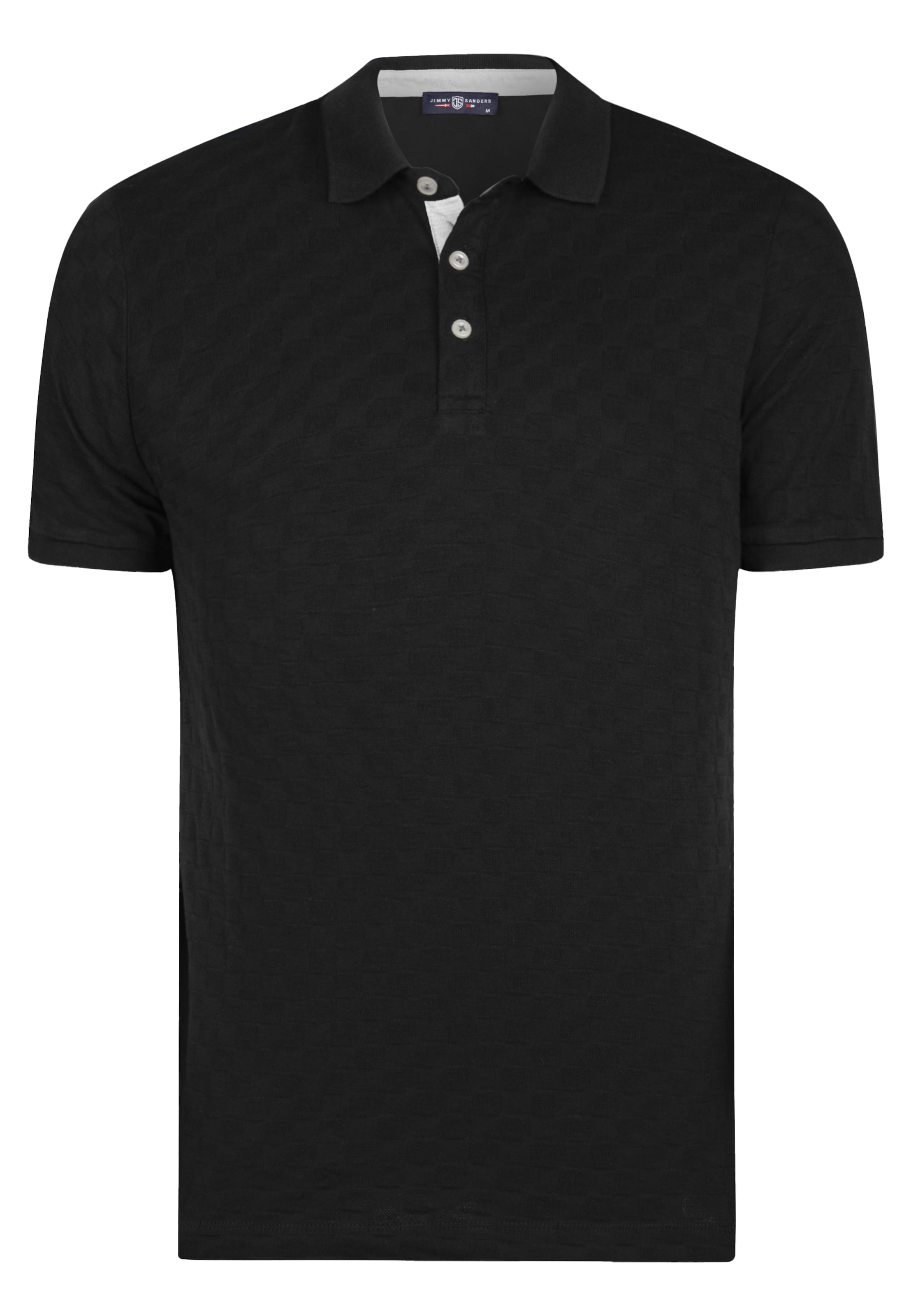 Jimmy Sanders Comfort Fit T-shirt i svart: framsida