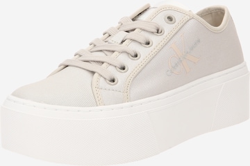 Calvin Klein Jeans Sneaker in Beige: predná strana