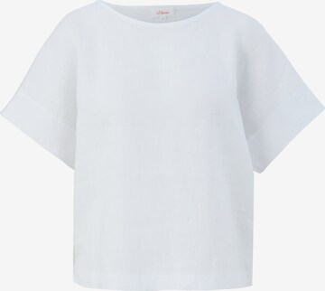 s.Oliver - Blusa em branco: frente