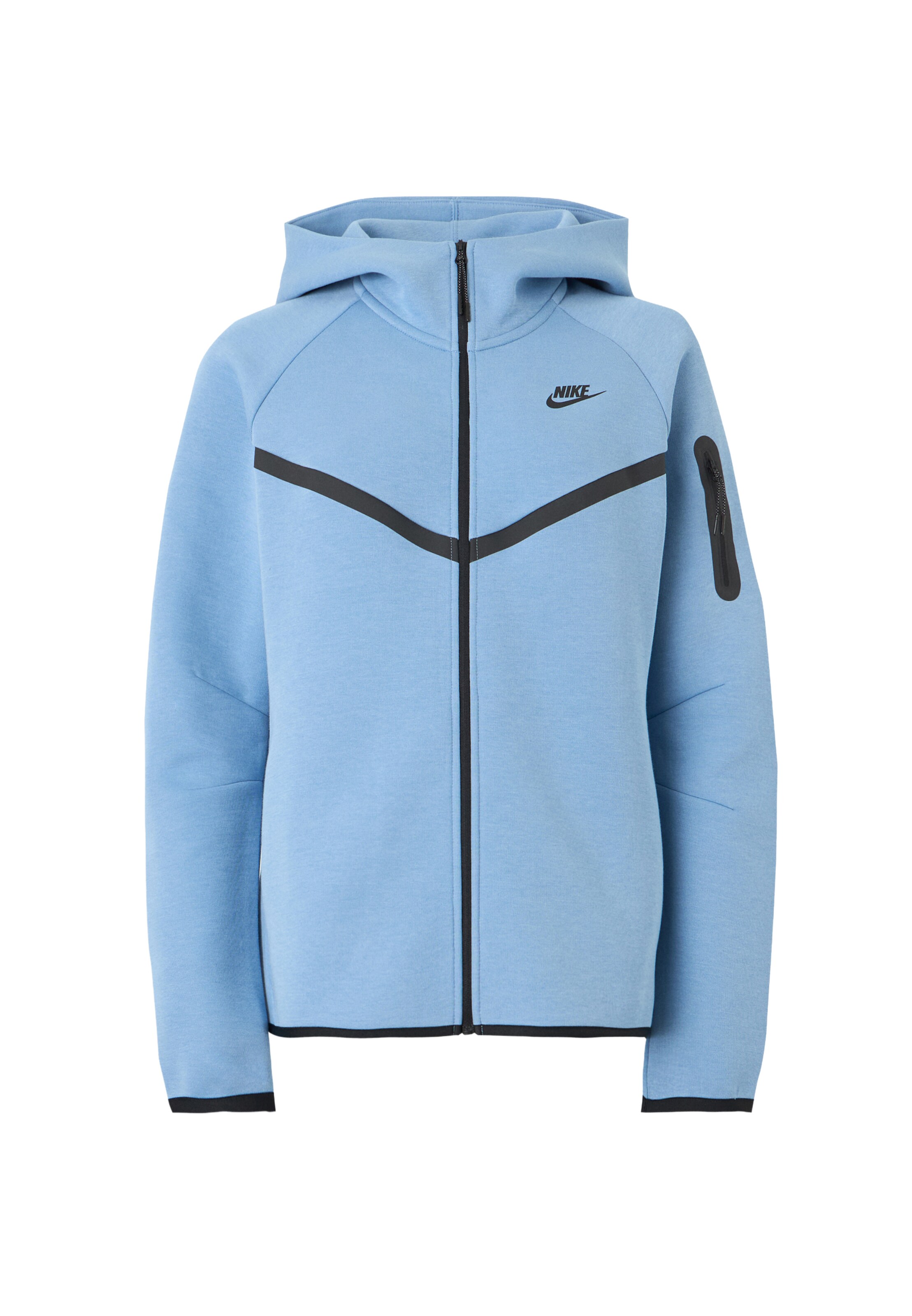 Veste de survêtement 'TCH FLC 2' Nike Sportswear en bleu : devant