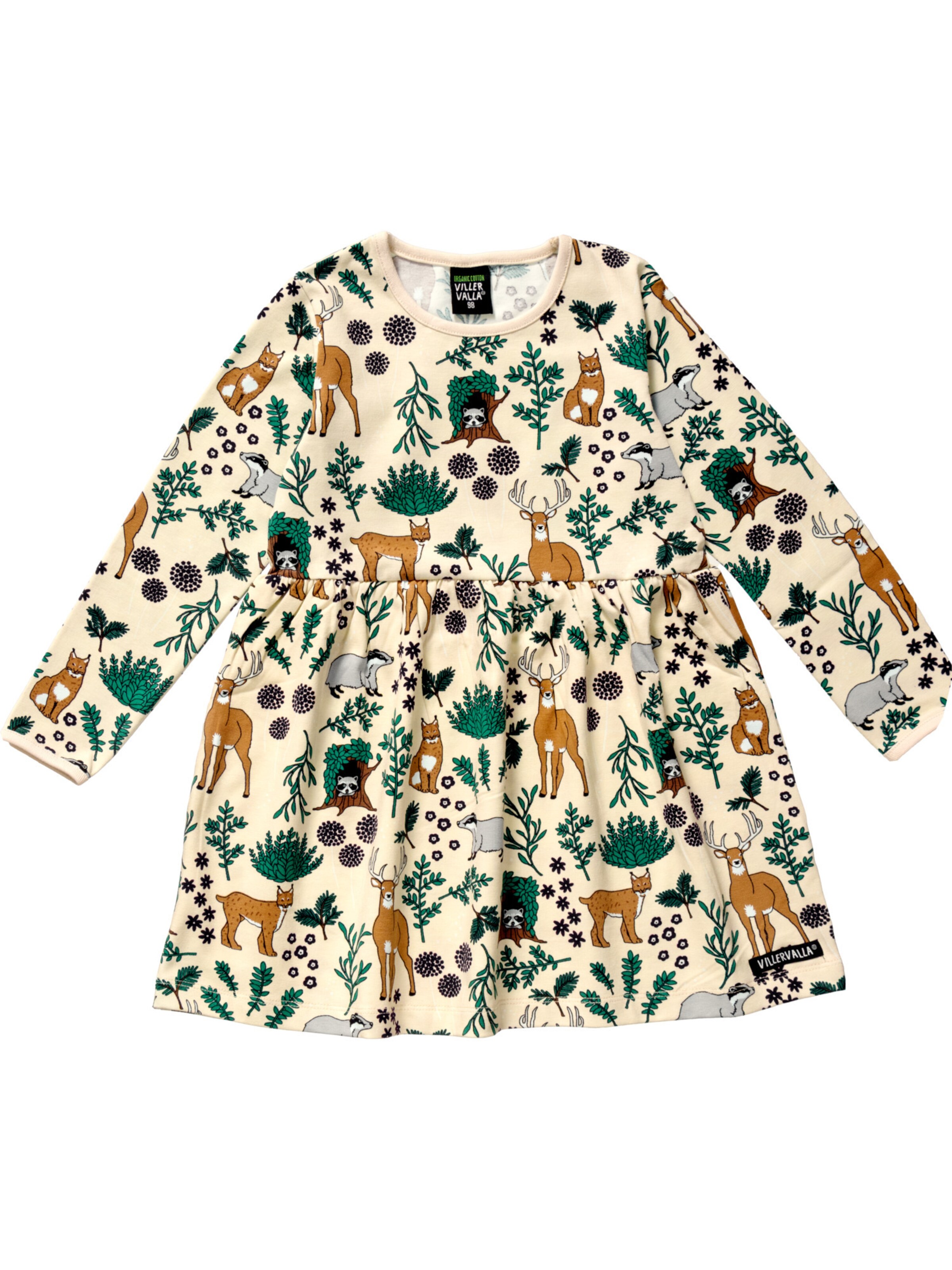 Villervalla Dress 'Wildtiere' in Beige: front