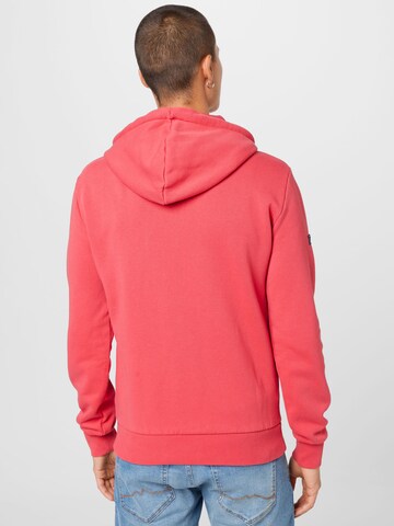 Superdry Zip-Up Hoodie in Red