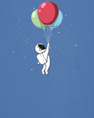 T-Shirt 'Little Balloon Astronaut' Watapparel en bleu