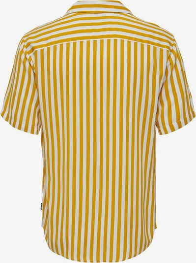 Only & Sons Chemise 'Wayne' en jaune / blanc, Vue avec produit