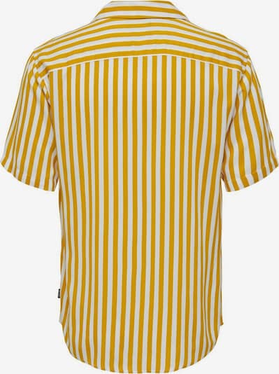 Marškiniai 'Wayne' iš Only & Sons, spalva – geltona / balta, Prekių apžvalga