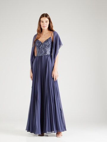 Robe de soirée Unique en bleu