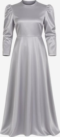 Robe de soirée MODAMIHRAM en gris : devant