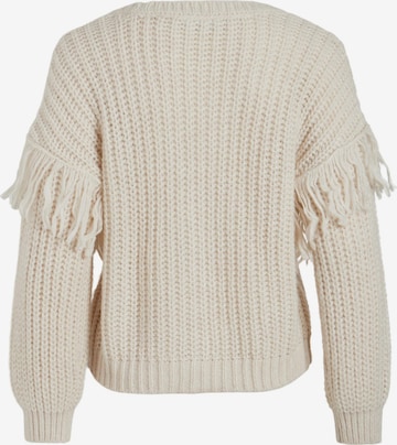 VILA Knit Cardigan 'AKSINA' in Beige