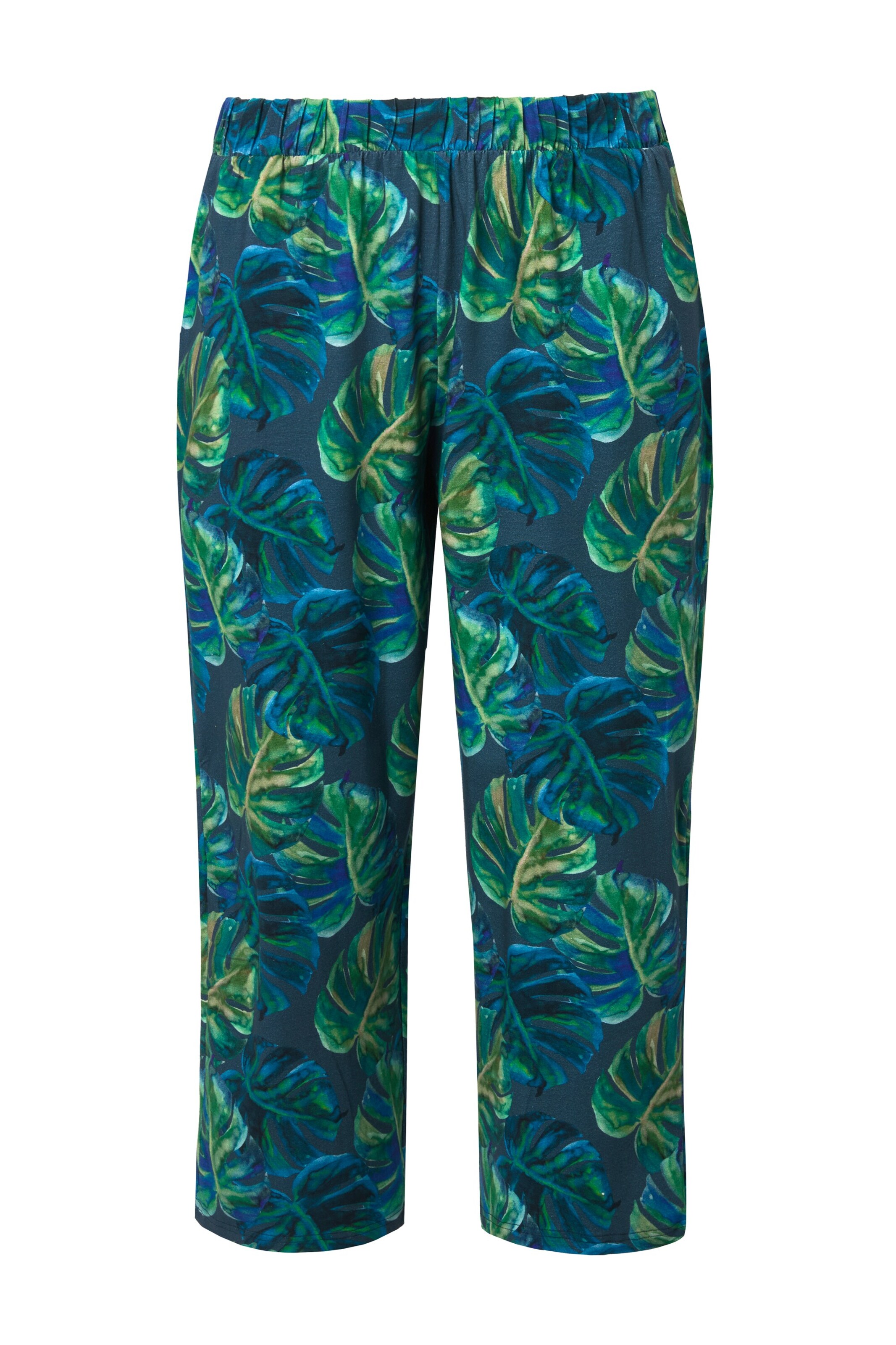 Ulla Popken Regular Pants in Green: front