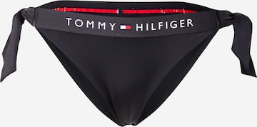 Slip costum de baie de la Tommy Hilfiger Underwear pe negru: față
