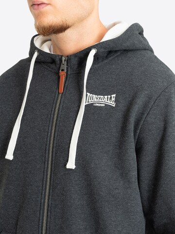 Giacca di felpa 'Hillingdon' di LONSDALE in grigio