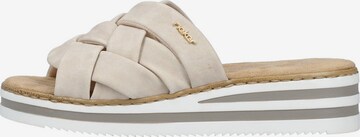 Rieker Pantolette i beige