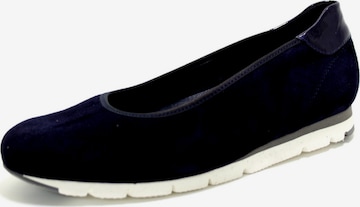 SEMLER Classic Flats in Blue: front