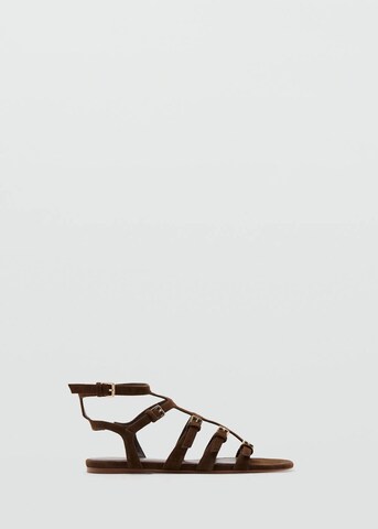 MANGO Sandals 'Romi' in Brown