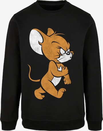ABSOLUTE CULT Sweatshirt 'Tom & Jerry - Angry Mouse' in Black: front